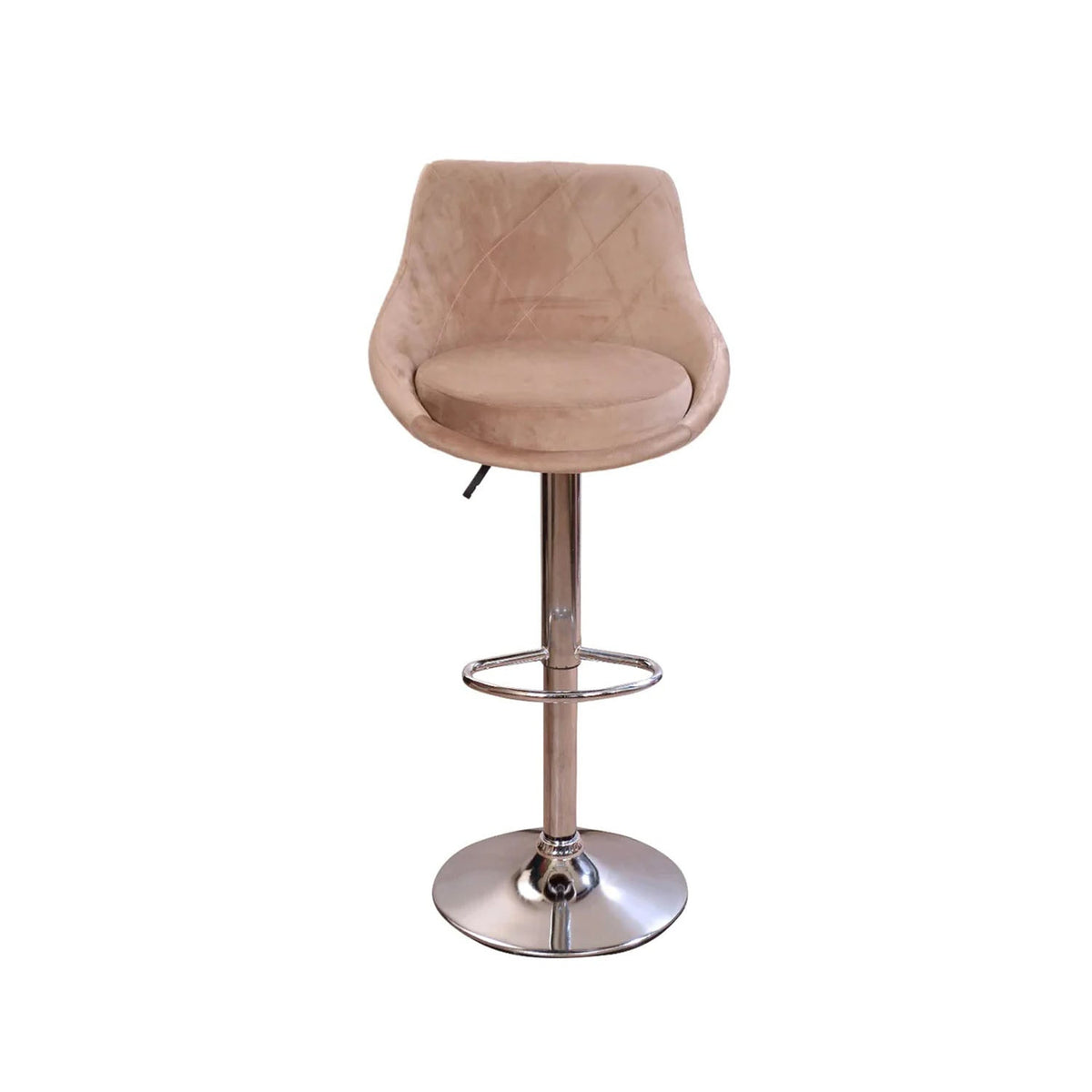 Hydraulic Velvet Bar Stool - OMA-006
