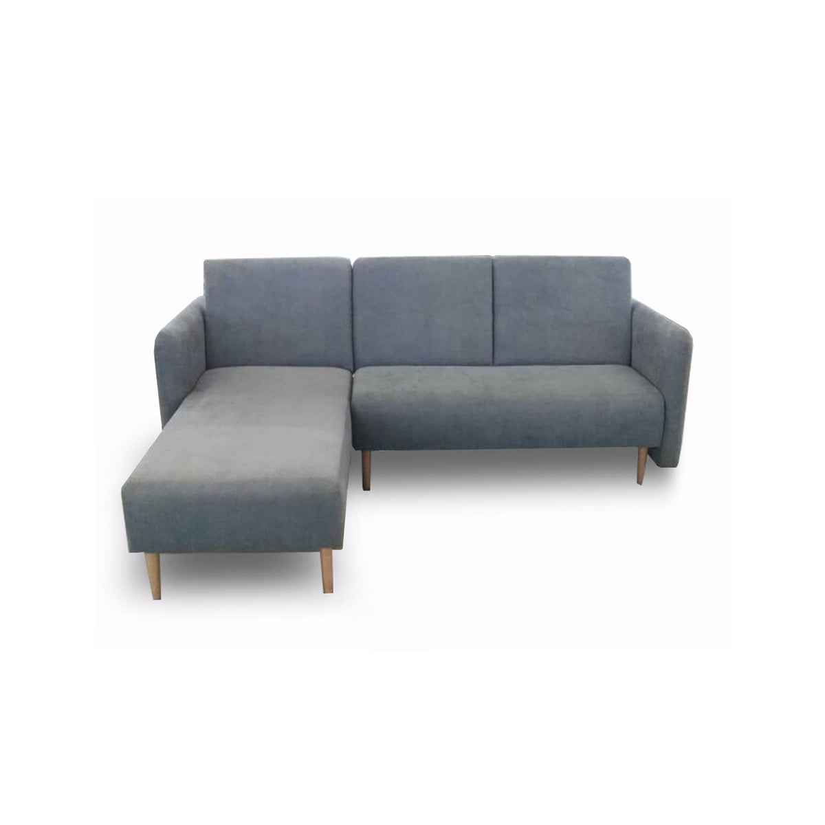 Bed sofa with movable back and turntable - red beech wood - HST-133