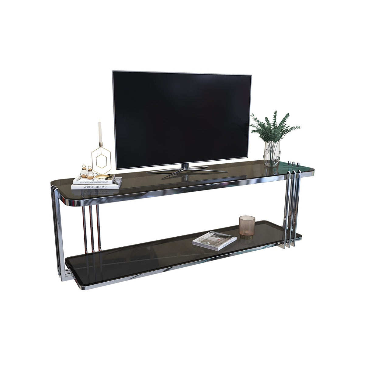 ترابيزة تليفزيون ستانلس ستيل - ORX-067