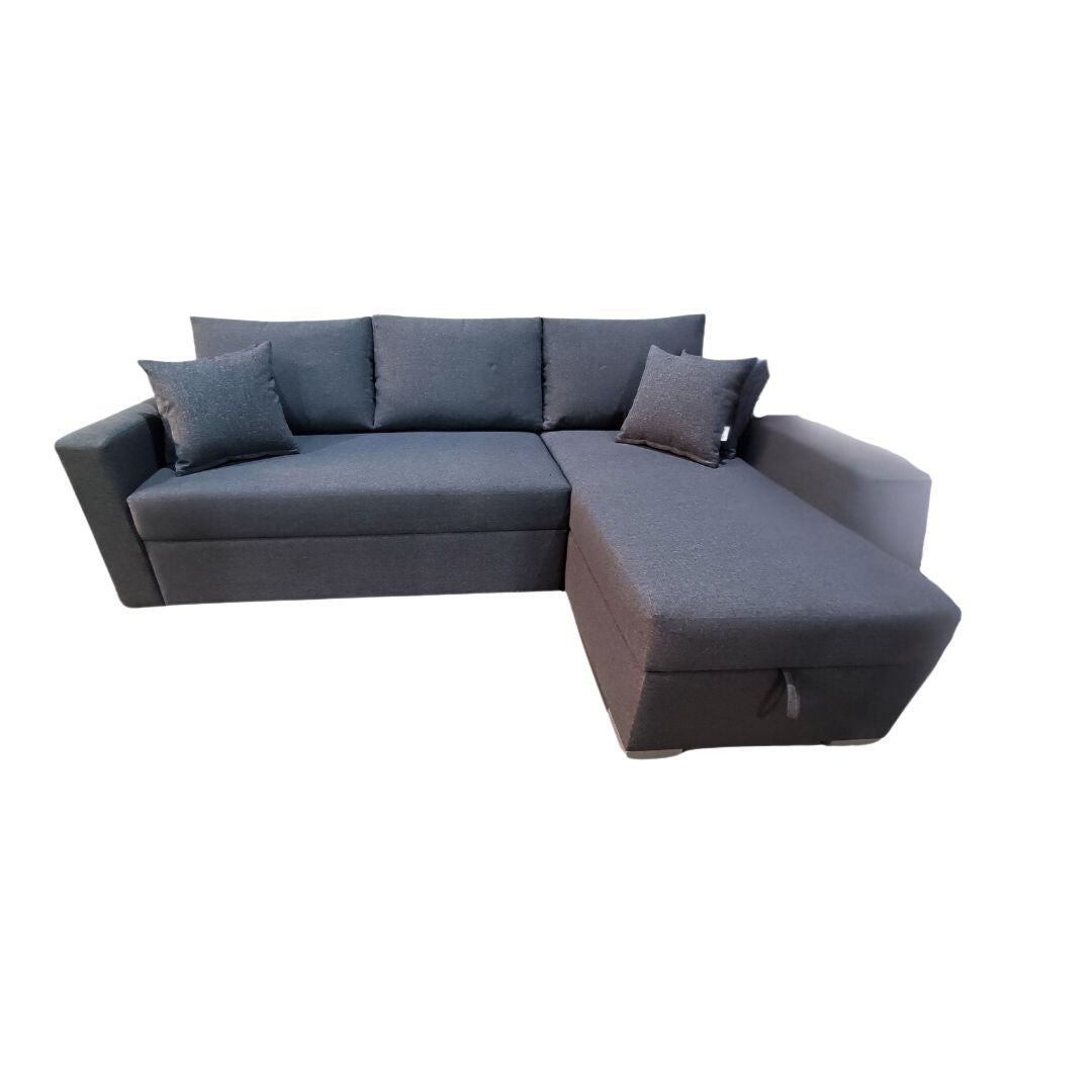 Manx sofa, 2 seater, bed and storage drawer - red beech wood - HST-041