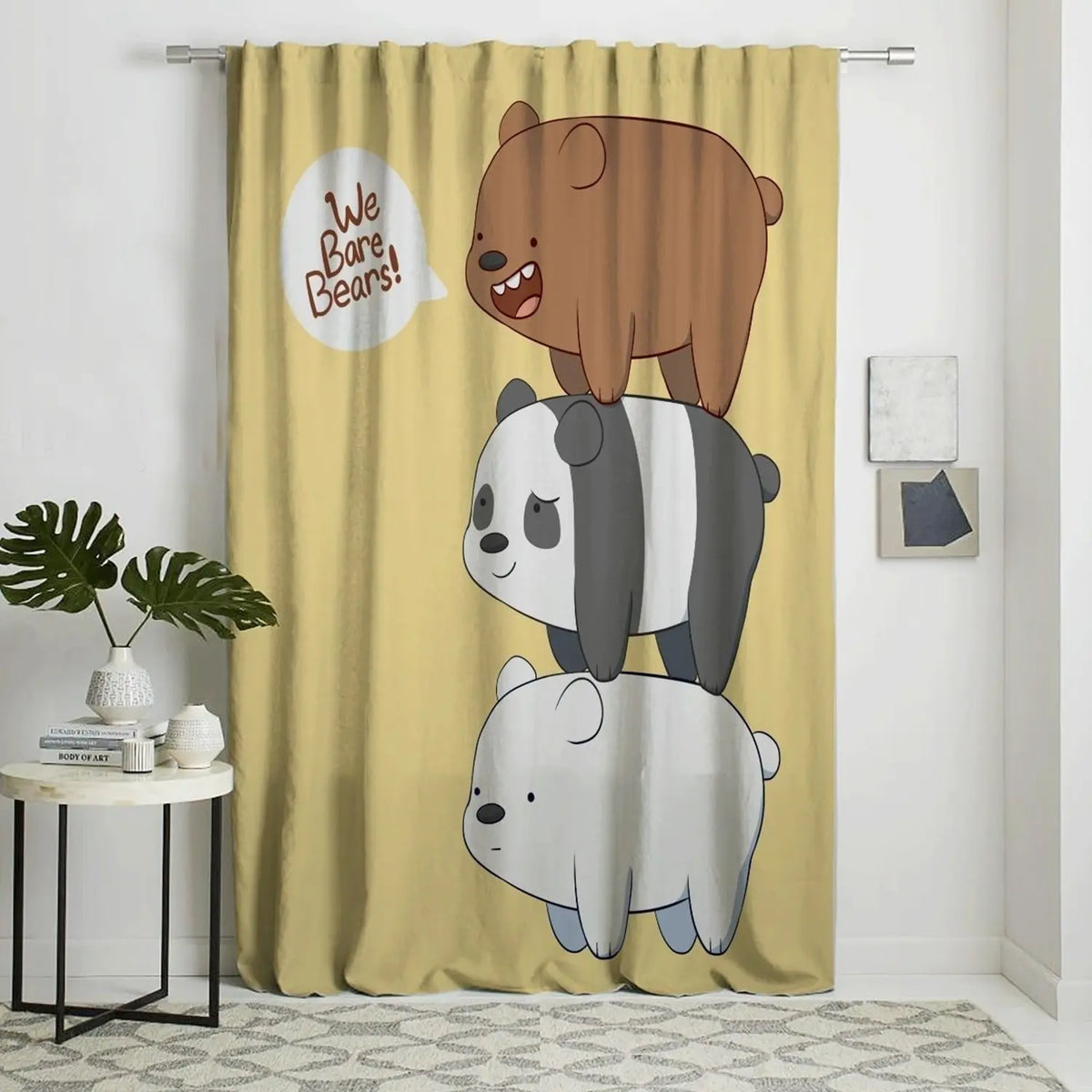 Children's curtain made of velvet fabric with linen - PRV-127