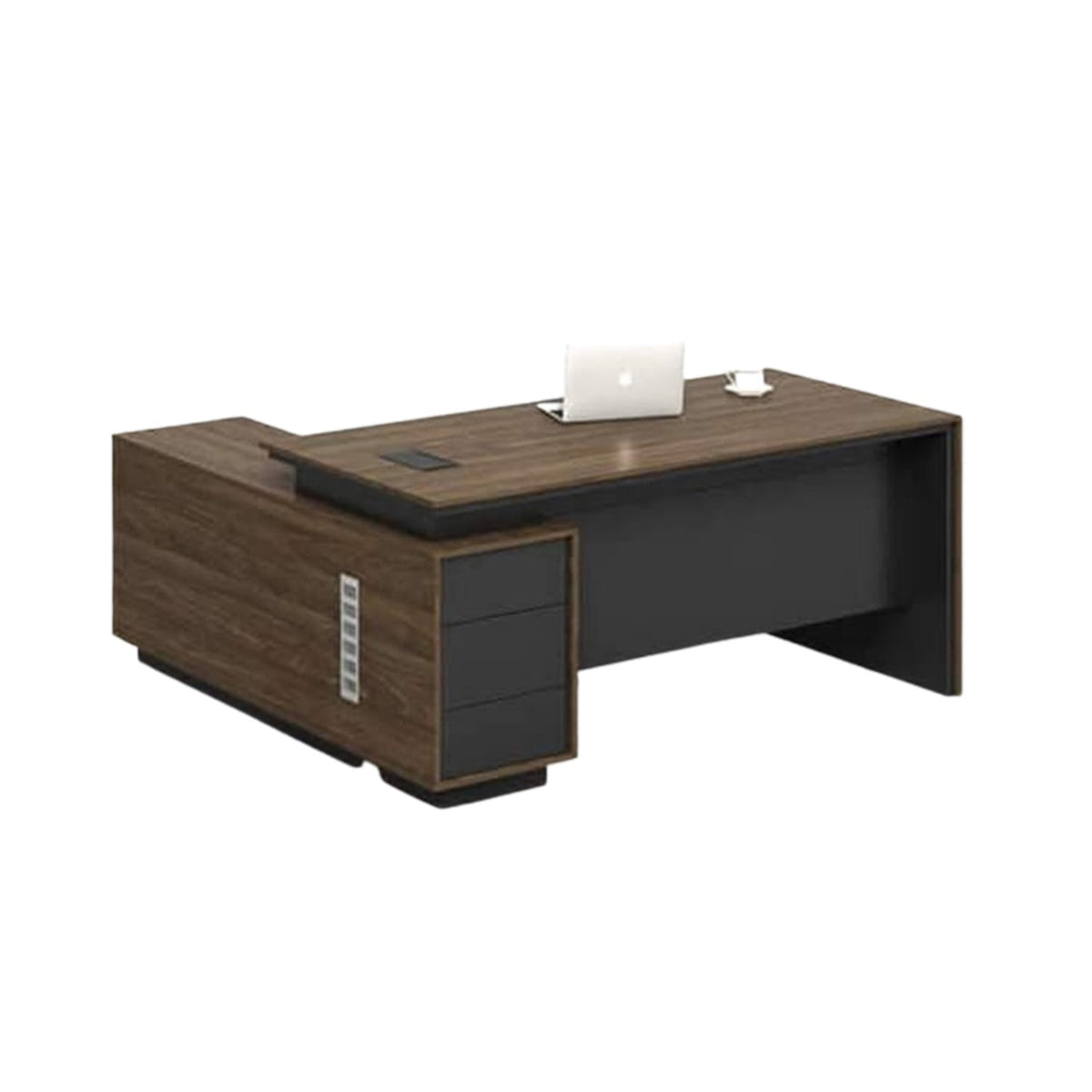 High-quality MDF wooden manager’s desk with a luxurious design – Model HFS-089