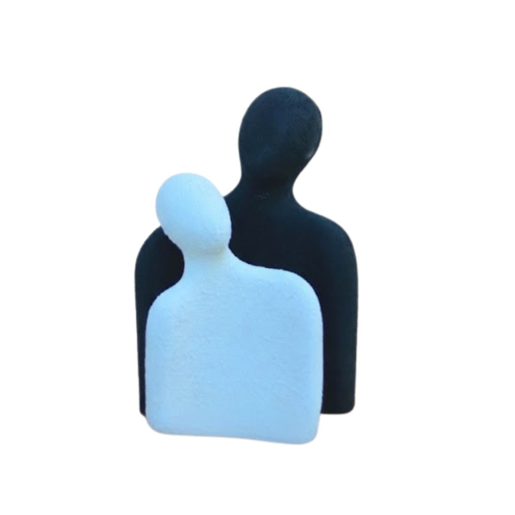 Set of 2 Multicolored Pottery Vases with Balanced Artistic Design – KHK-027