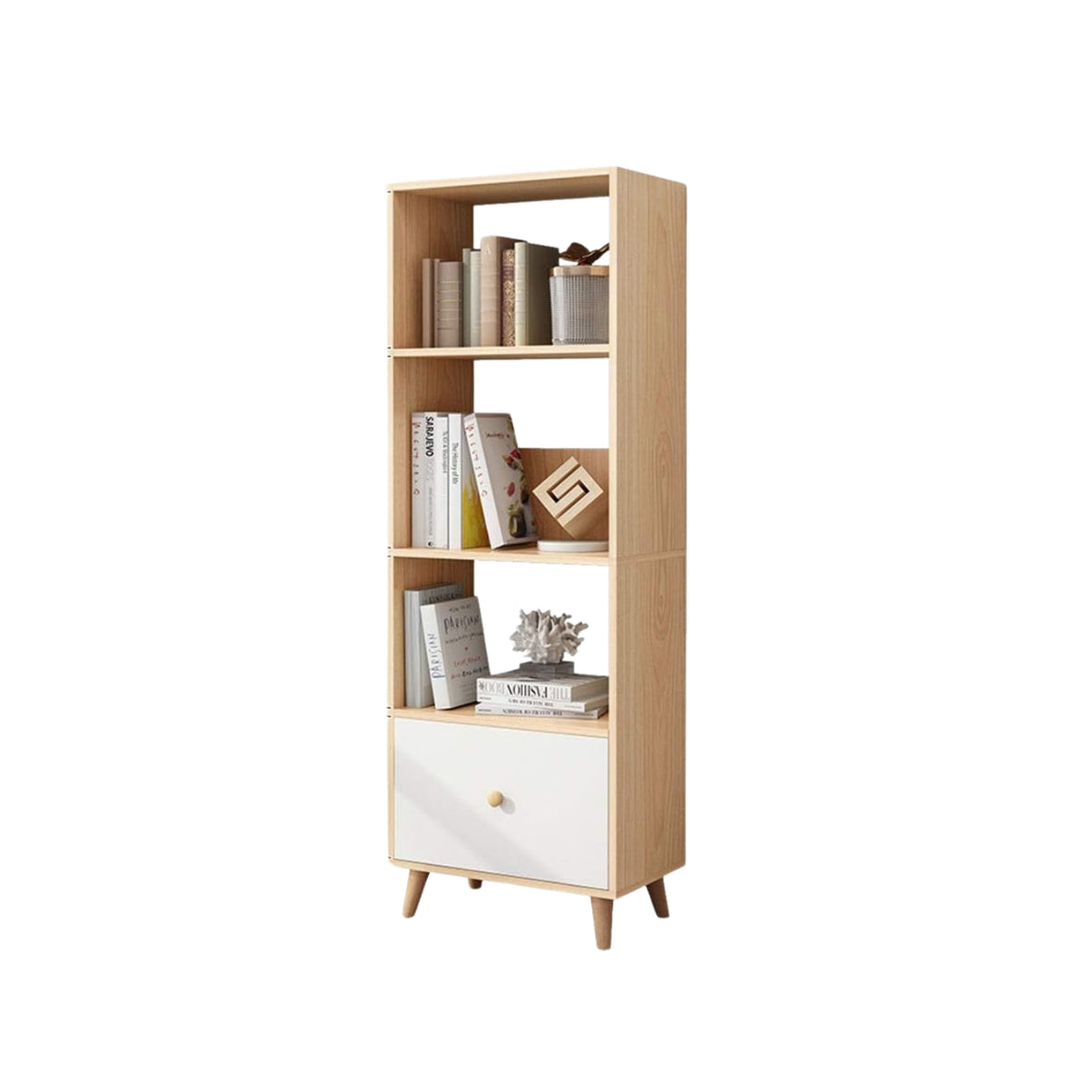 مكتبة خشب MDF عالي الجودة - OSM-433