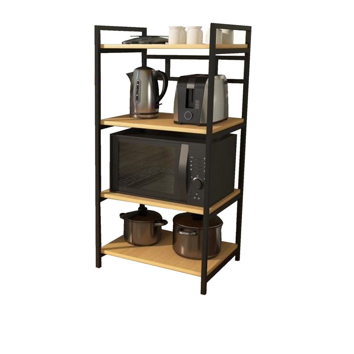 Electrostatic paint metal kitchen storage unit -MTC-163