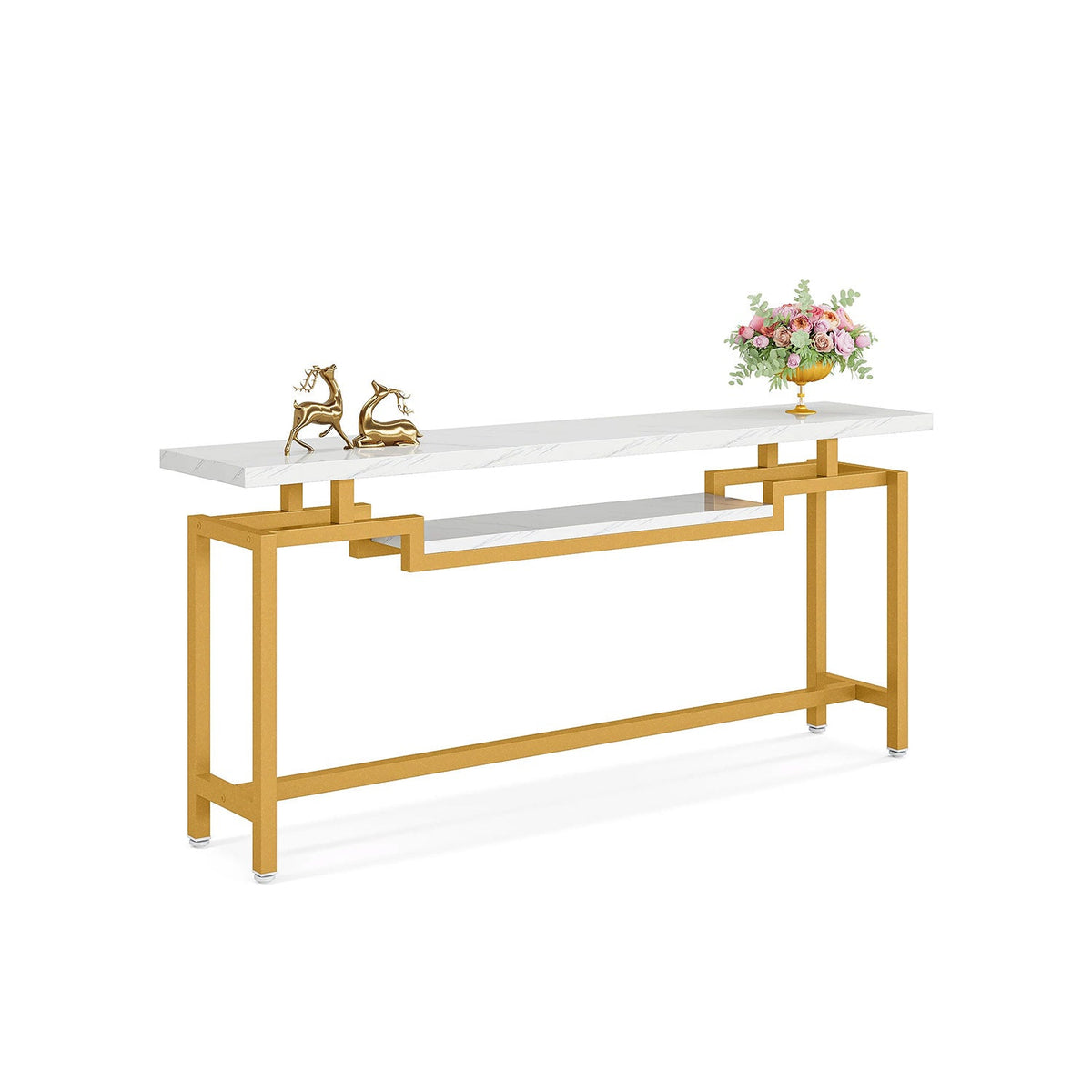 Electrostatic painted metal console - MTC-129