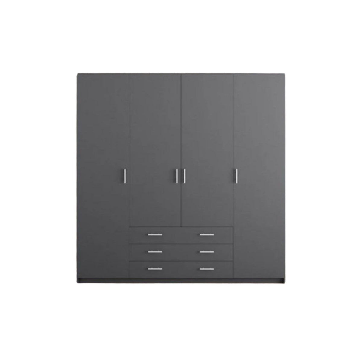 MDF wood wardrobe with melamine layer - KYN-104