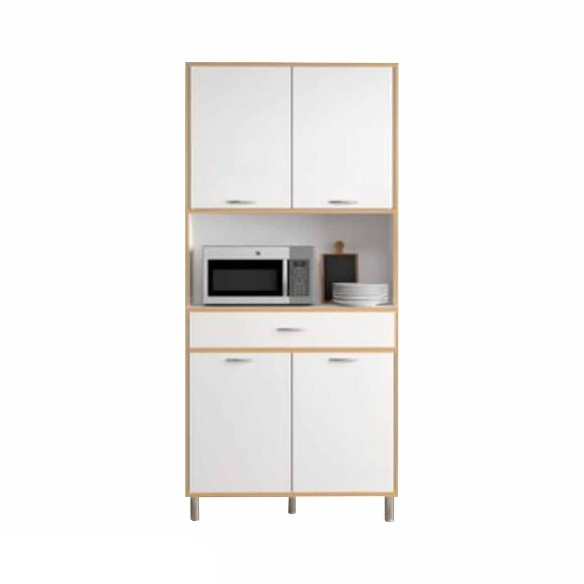 Multi-use cupboard kitchen unit, high quality MDF wood - O-SRH-137