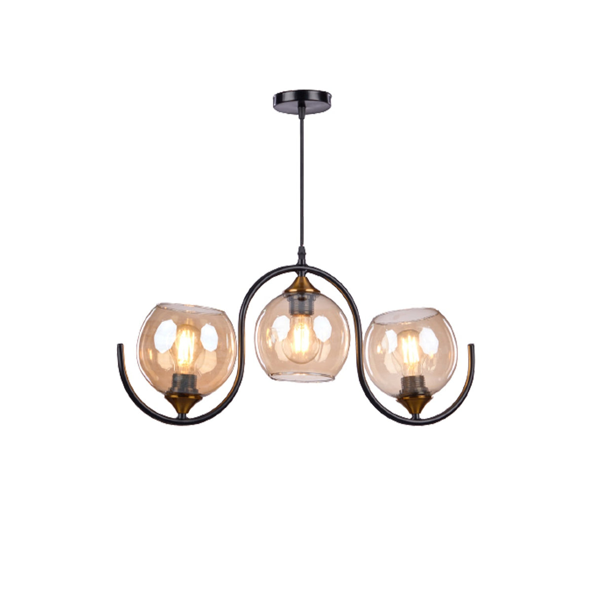 Aluminum chandelier with a luxurious design for elegant and distinctive lighting.