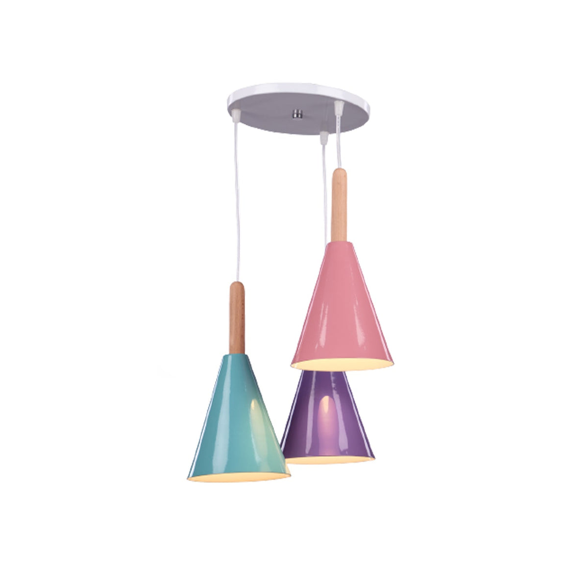 Aluminum chandelier with a modern design that adds a touch of luxury to your home.