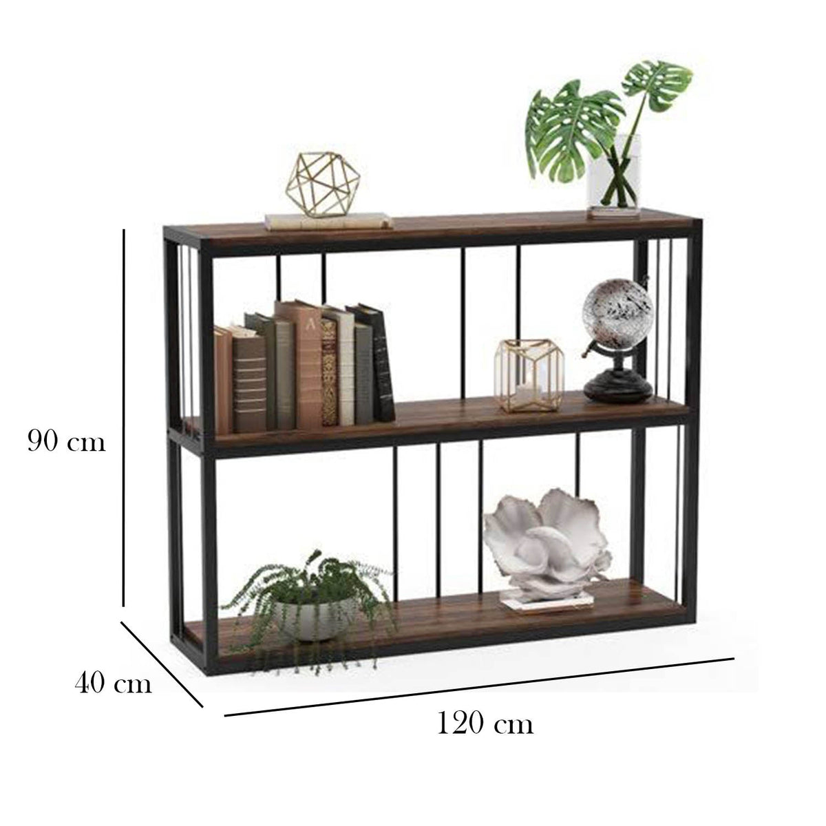 Pavon console, electrostatic painted iron and MDF wood
