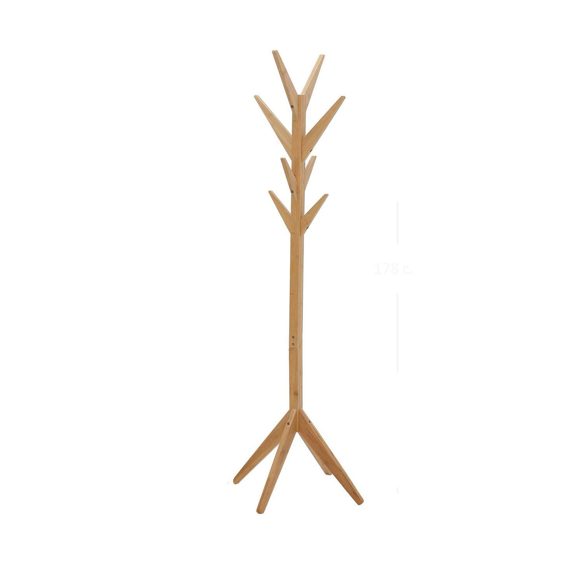 Red beech wood clothes hanger - OBG-025