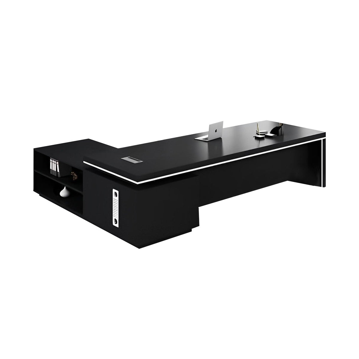 High-quality MDF wooden executive desk with a luxurious, modern design – Model OAL-050