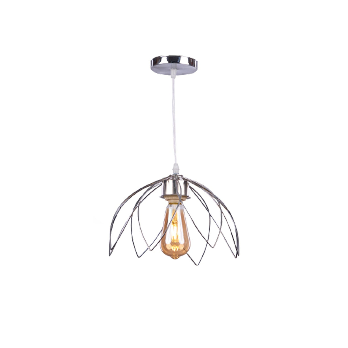 Aluminum chandelier with a modern design that adds a touch of luxury and elegance to your home.