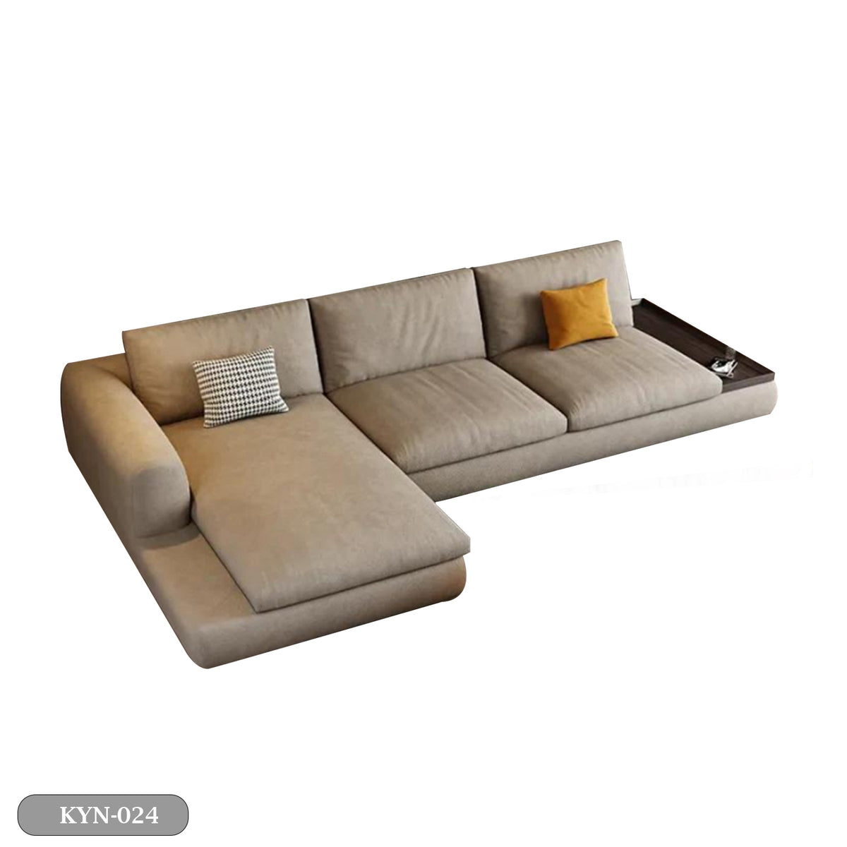 Beech wood corner with linen or velvet fabric - KYN-024