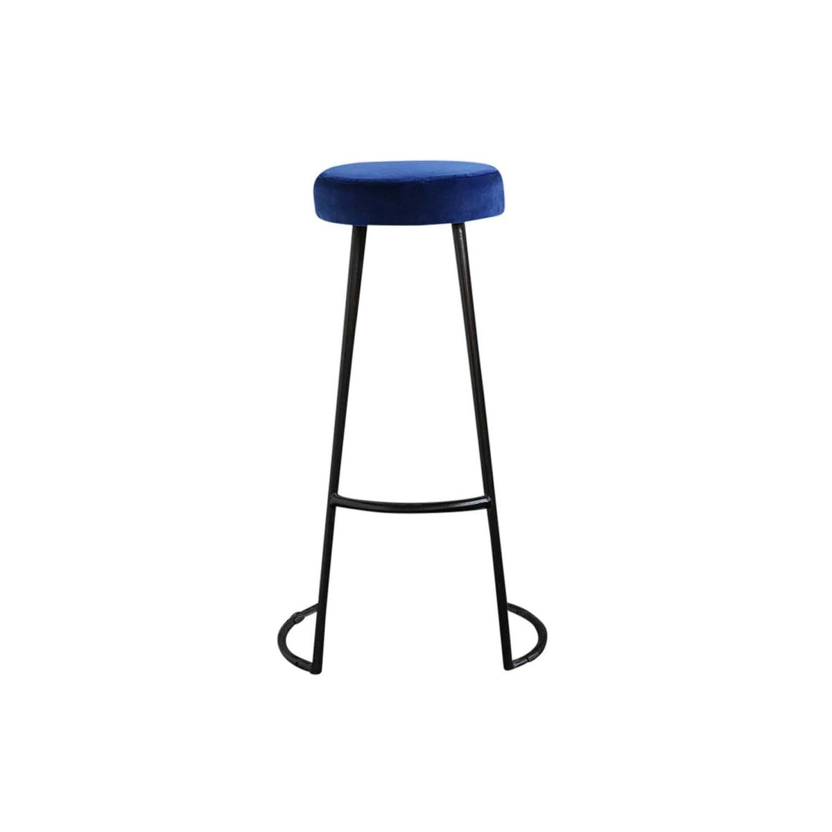 Plush Fabric Bar Stool - 45x78cm - OUA-021