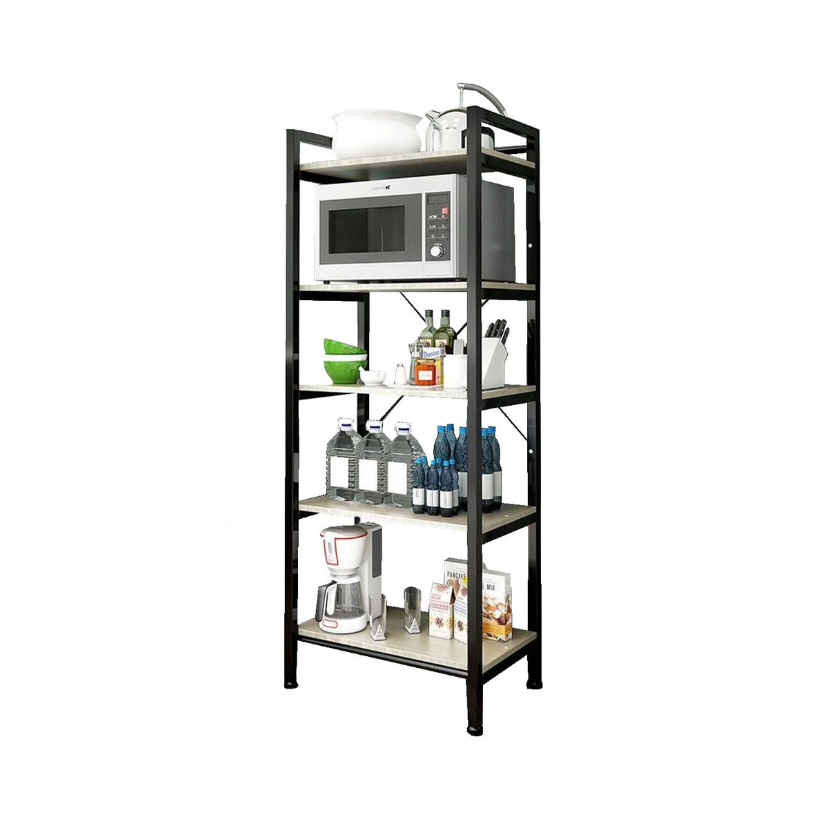 استاند مطبخ معدني عصري – 64×40×165 سم