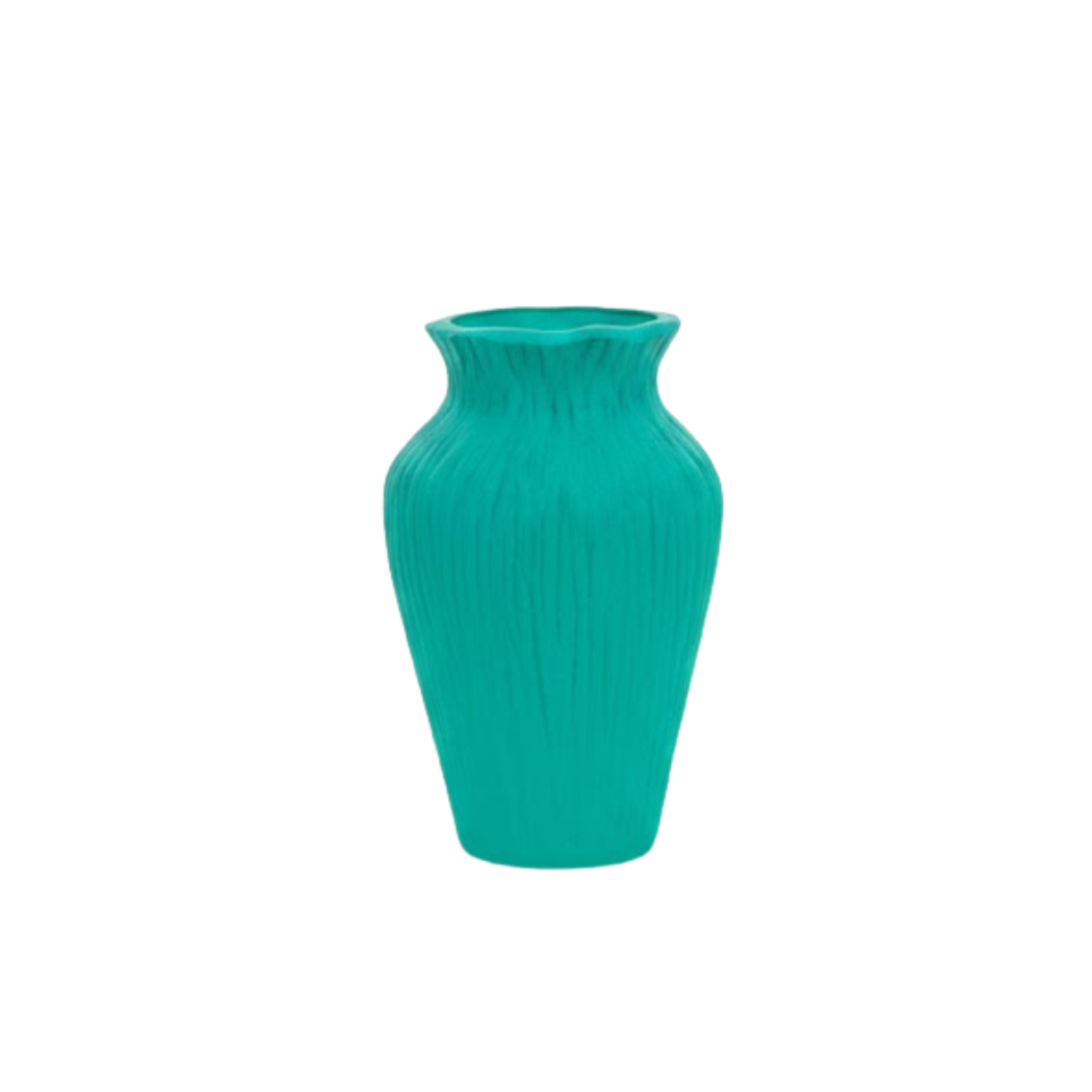 Green Ceramic Vase for Elegant Natural Decor KHK-043