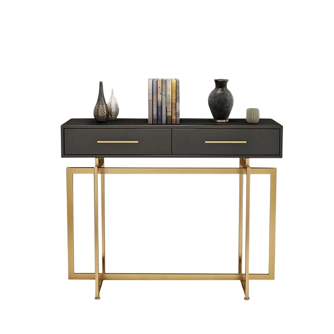 Steel coated console – high-quality MDF wood surface – luxurious modern design – model ZSL-004
