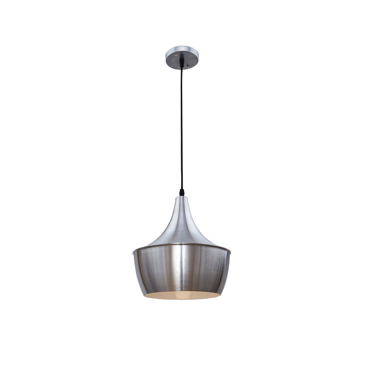 Aluminum chandelier with a modern and elegant design