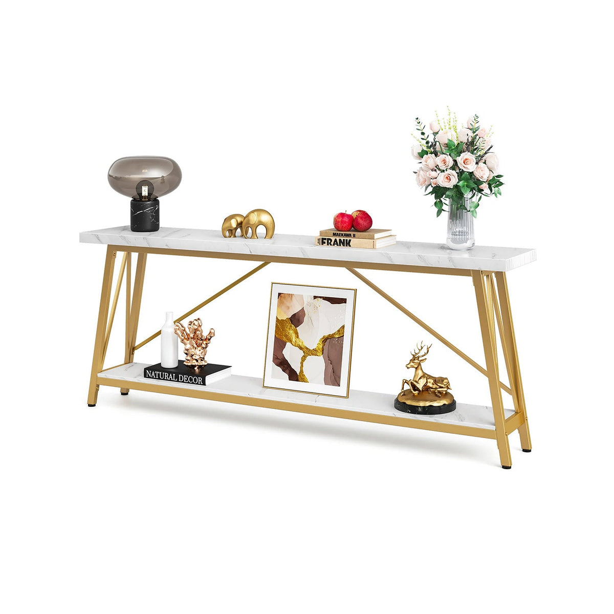 Electrostatic painted metal console - MTC-108