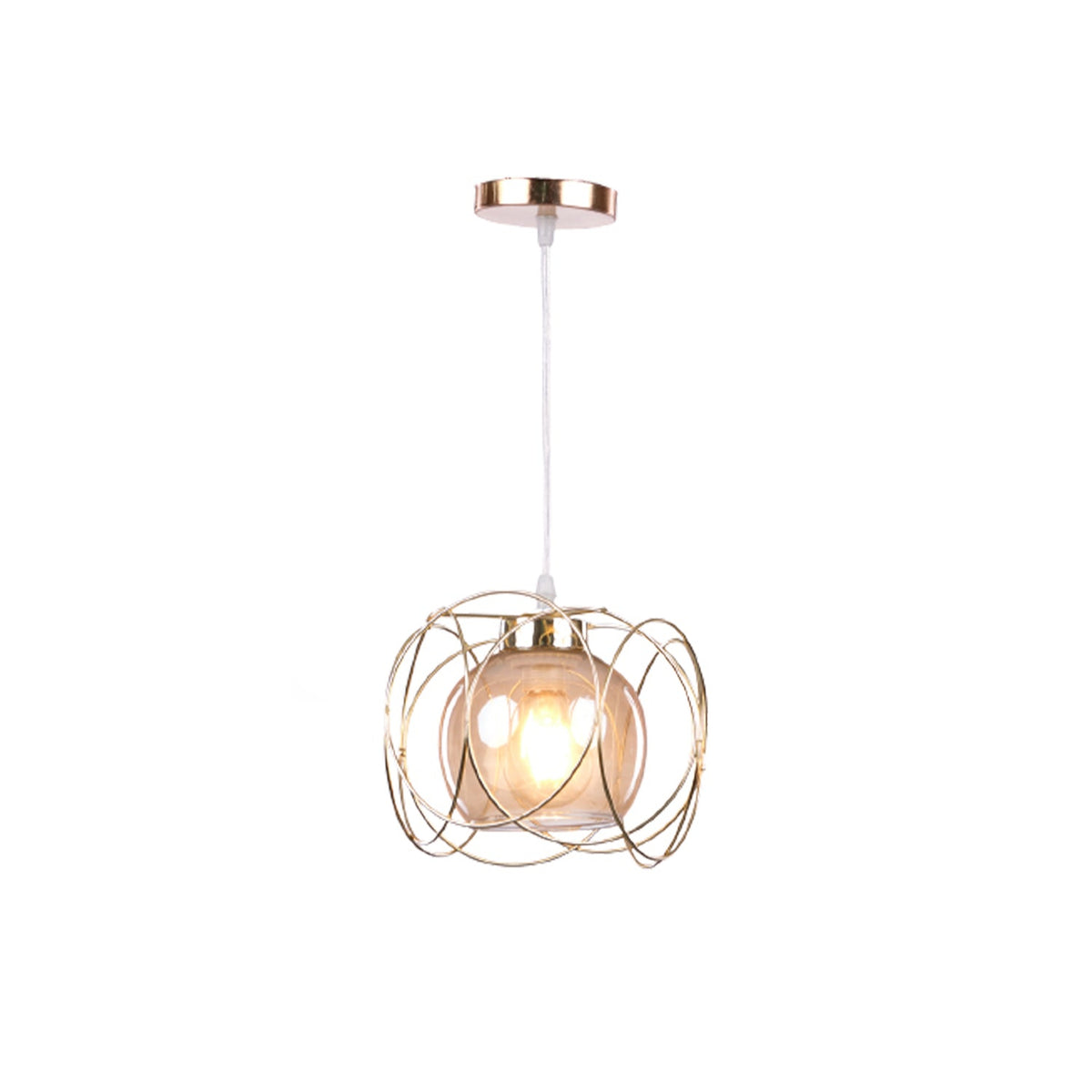 Aluminum chandelier with a luxurious modern design that adds an artistic touch to your home.