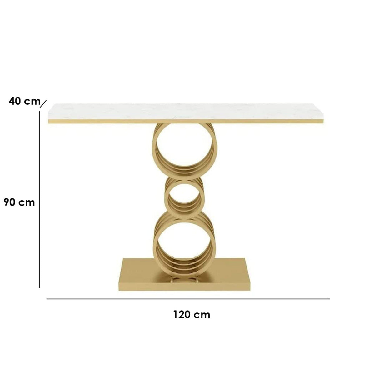 Barentio console iron electrostatic paint