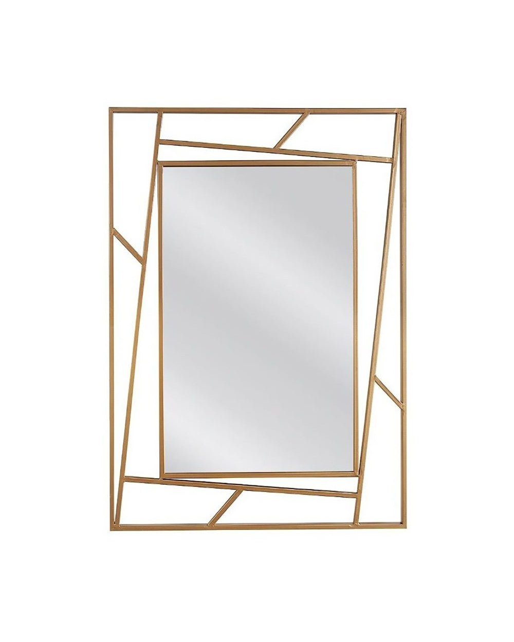 Steel coated mirror – high-quality reflective glass surface – elegant modern design – model ZSL-005