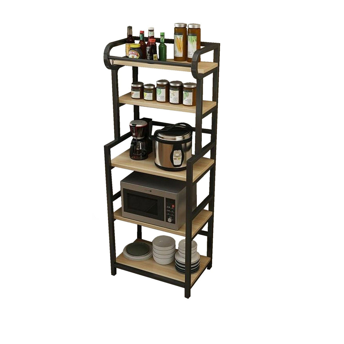 Electrostatic paint metal kitchen storage unit - MTC-150