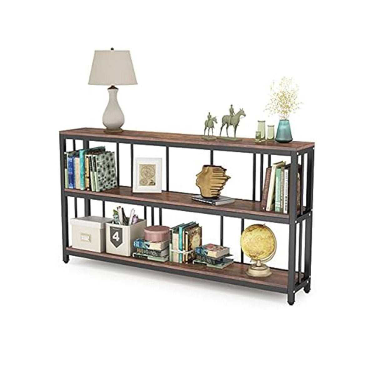 Electrostatic painted metal console - MTC-116