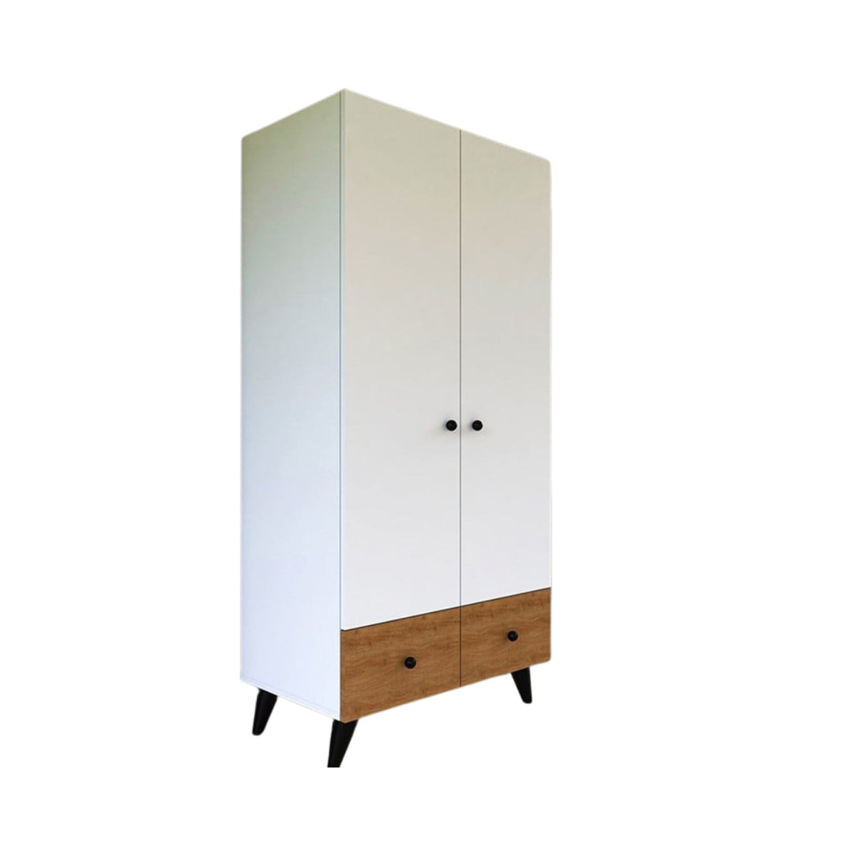 دولاب خشب MDF بطبقة ميلامين 80×50×200 سم –