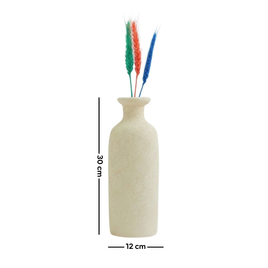 Set of 3 Beige Gradient Elegant Ceramic Vases – KHK-024
