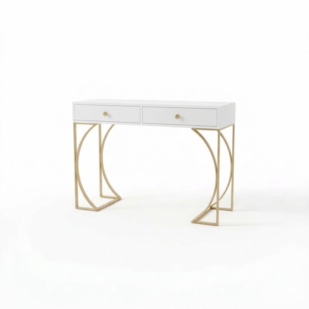Steel coated console – High-quality MDF wood surface – Luxurious modern design – Model ZSL-017