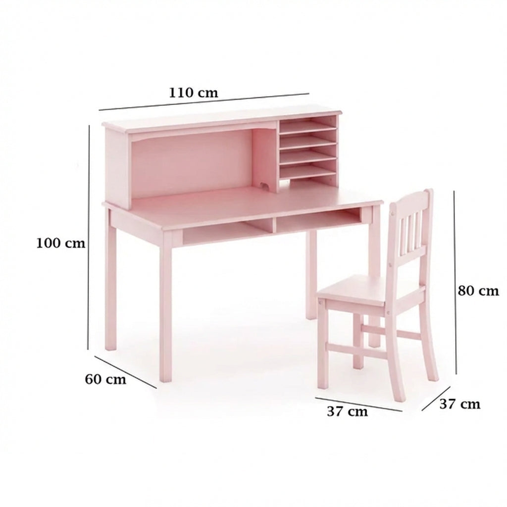 High quality wooden countertop children's desk with office chair - OSM-363