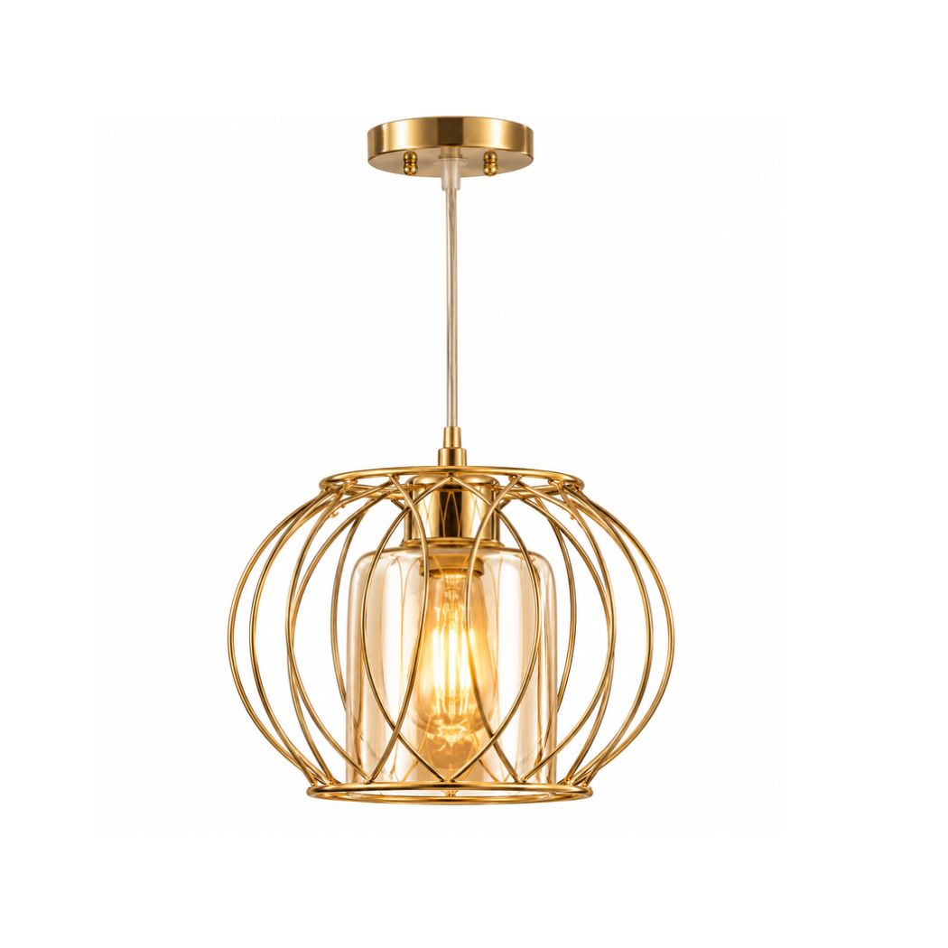 Modern aluminum chandelier adds a luxurious touch to your home.