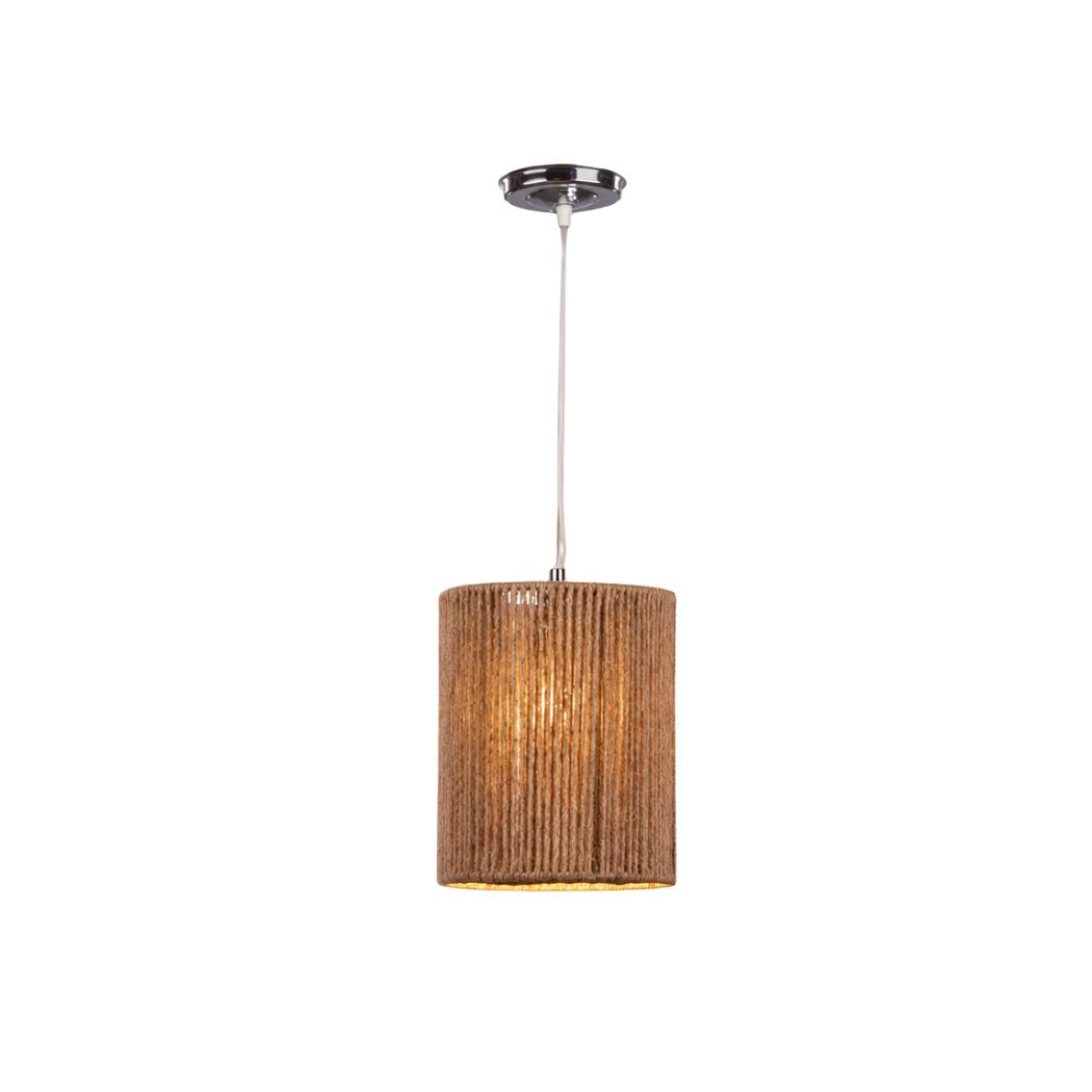 A rope chandelier with an artistic design that adds a touch of luxury to the decor.