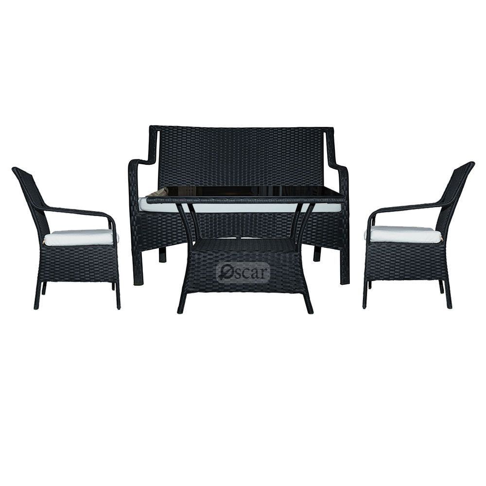 Marvel rattan set for 4 persons