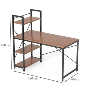 مكتب خشب ملامين - MTC-028 - 120cmX120cm - اللون بني - أوسكار فرنتشر