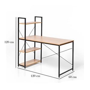 مكتب خشب ملامين - MTC-029 - 120cmX120cm - اللون بيج - أوسكار فرنتشر