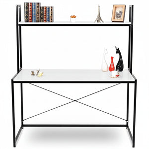 مكتب خشب ملامين - MTC-016 - 120cmX140cm - اللون الابيض - أوسكار فرنتشر