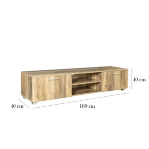 ترابيزة تليفزيون خشب Mdf عالي الجودة - 40cmX160cm - ELM-102 - أوسكار فرنتشر