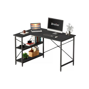 مكتب خشب ملامين - MTC-002 - 120cmX90cm - اللون الاسود - أوسكار فرنتشر