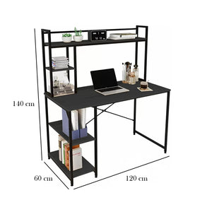 مكتب خشب ملامين - MTC-022 - 120cmX140cm - اللون الاسود - أوسكار فرنتشر