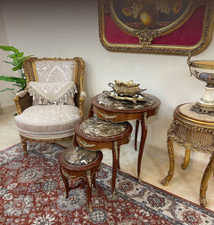 Oscar Furniture Classic 3-Piece Table Set - GLH-05