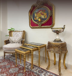 Oscar Furniture Classic 3-Piece Table Set - GLH-009