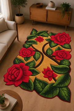 Oscar Furniture 7D Printed Hand-Tufted Carpet Alternative - FNN-002