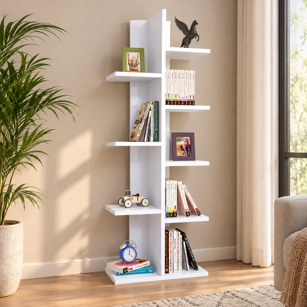 High quality MDF wood bookcase - OSM-436