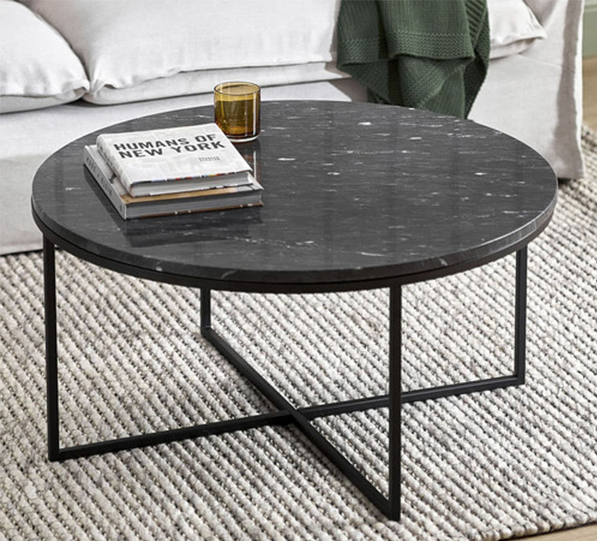 Claro coffee table, metal steel, thermal electrostatic paint