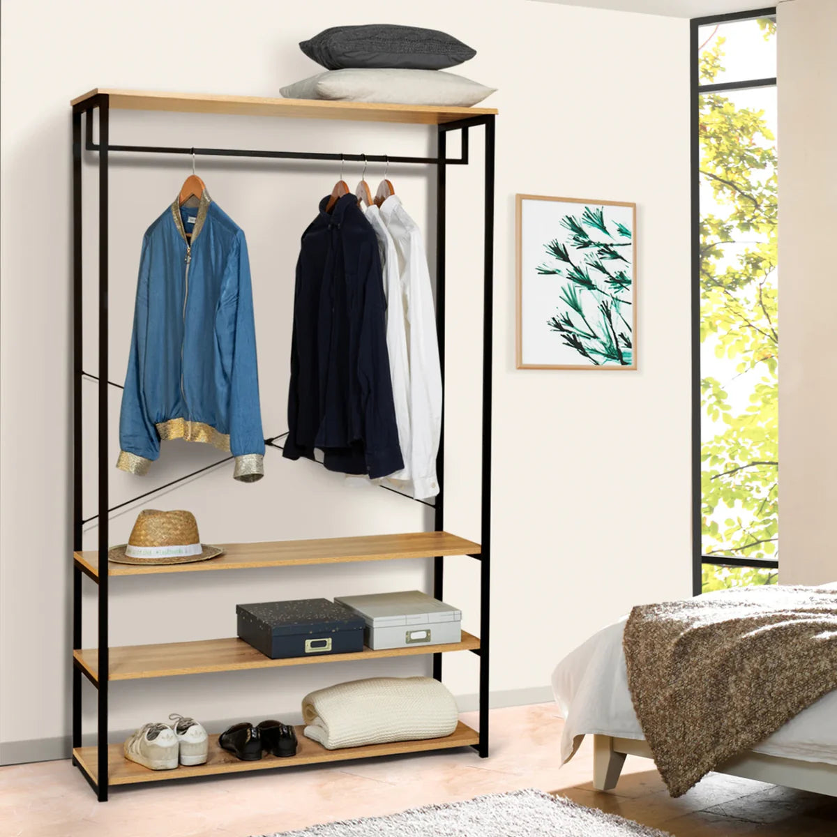 Large MDF Wood Dressing Table with Practical Design for Organizing Clothes – WAF-270