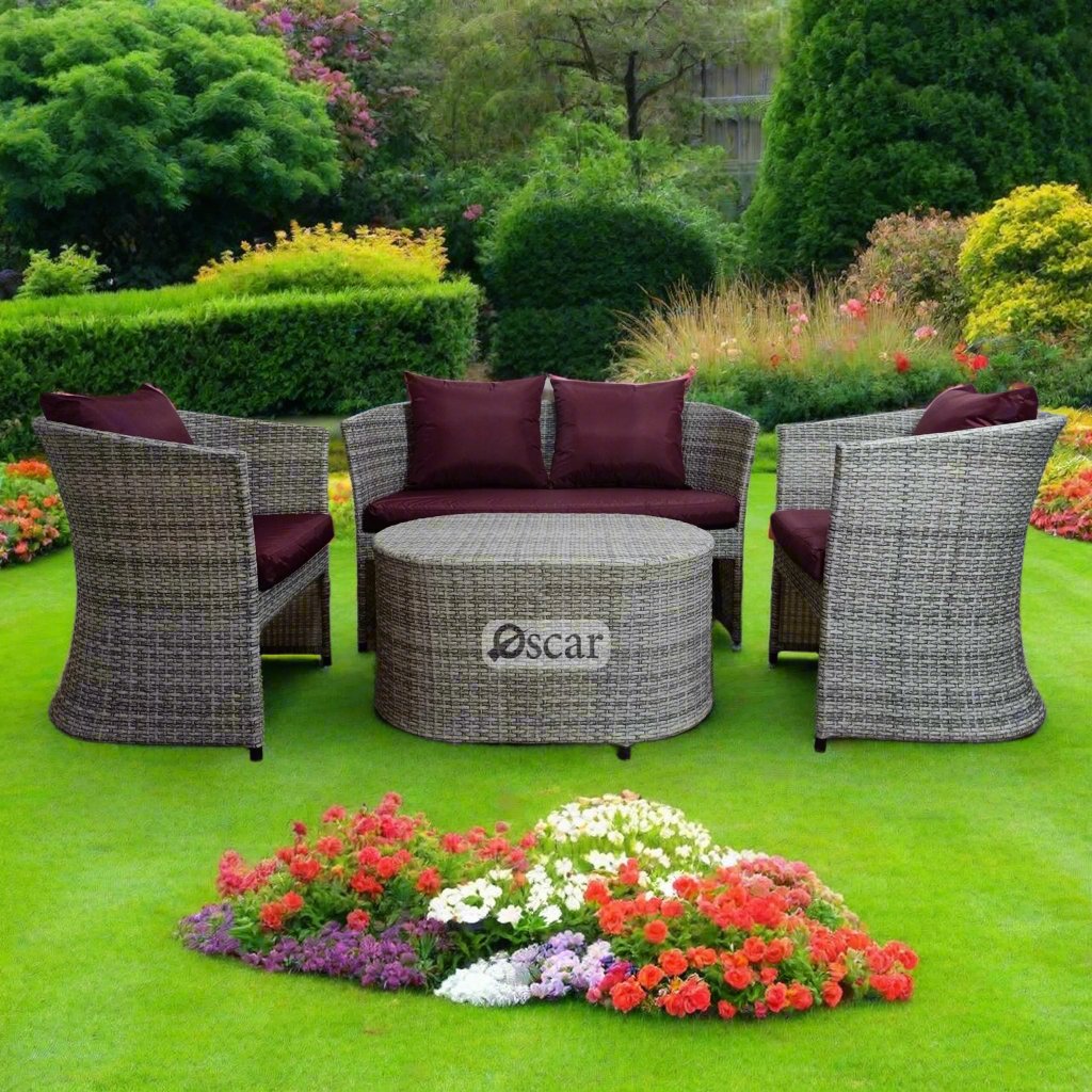 Fayrouz rattan set is enough for 4 persons